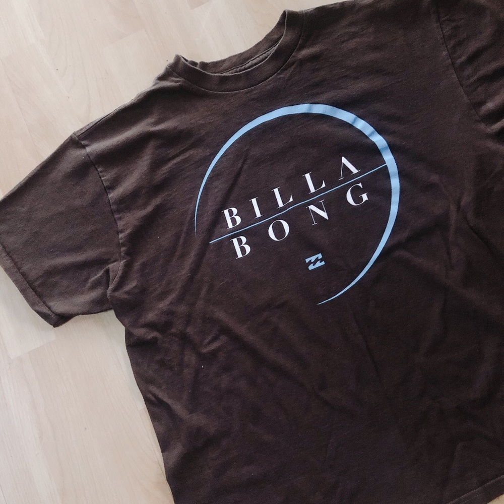 Billabong Logo Authentic Short Sleeves Tee 🌊🤎